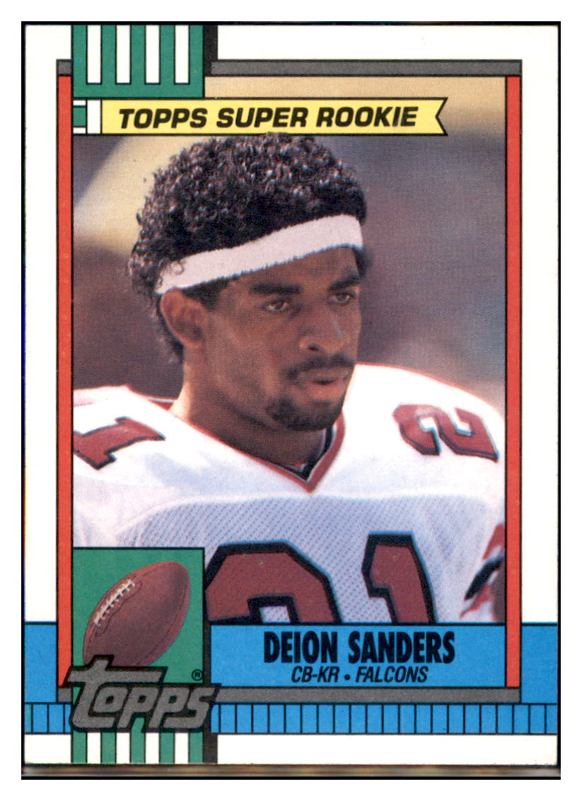 1990 Topps Deion Sanders    Atlanta Falcons #469 Football card   VSMP1IMB simple Xclusive Collectibles
