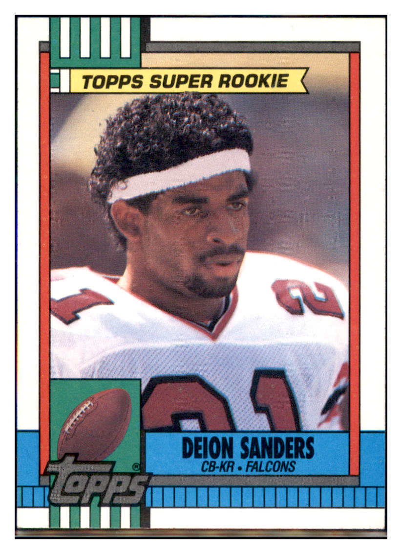 1990 Topps Deion Sanders Atlanta Falcons #469 Football card
