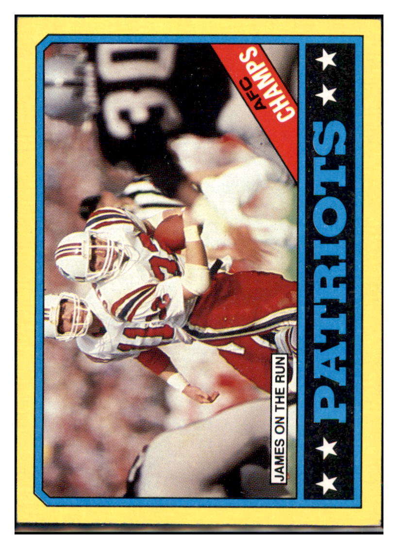 1986 Topps Patriots Team Leaders TL New England Patriots #29 Football
card VSMP1IMB simple Xclusive Collectibles