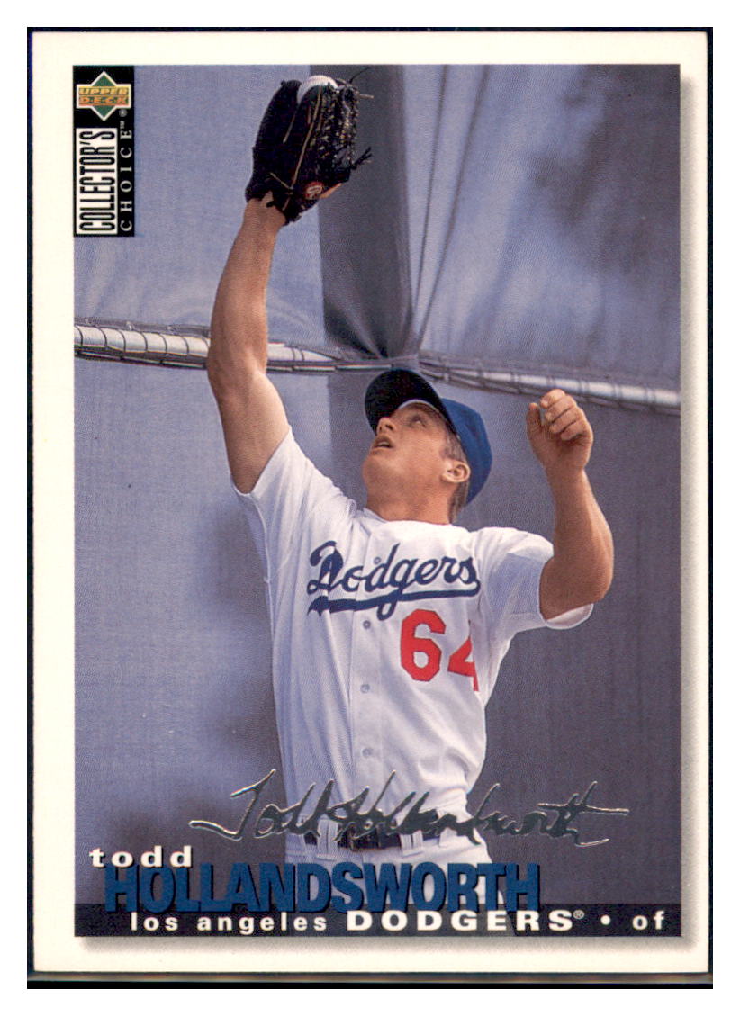 Todd Hollandsworth Signed Los Angeles Dodgers 1995 Topps Baseball