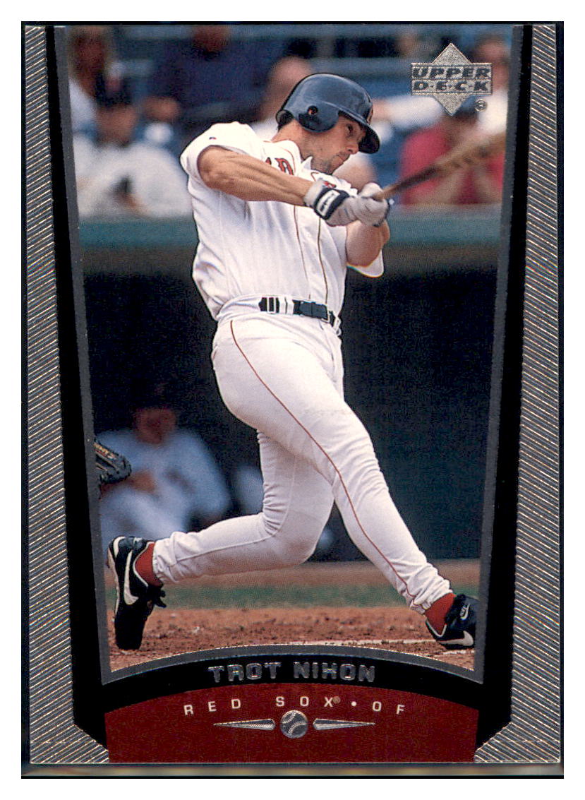1999 Upper Deck Trot Nixon Boston Red Sox #329 Baseball card VSMP1IMB simple Xclusive Collectibles