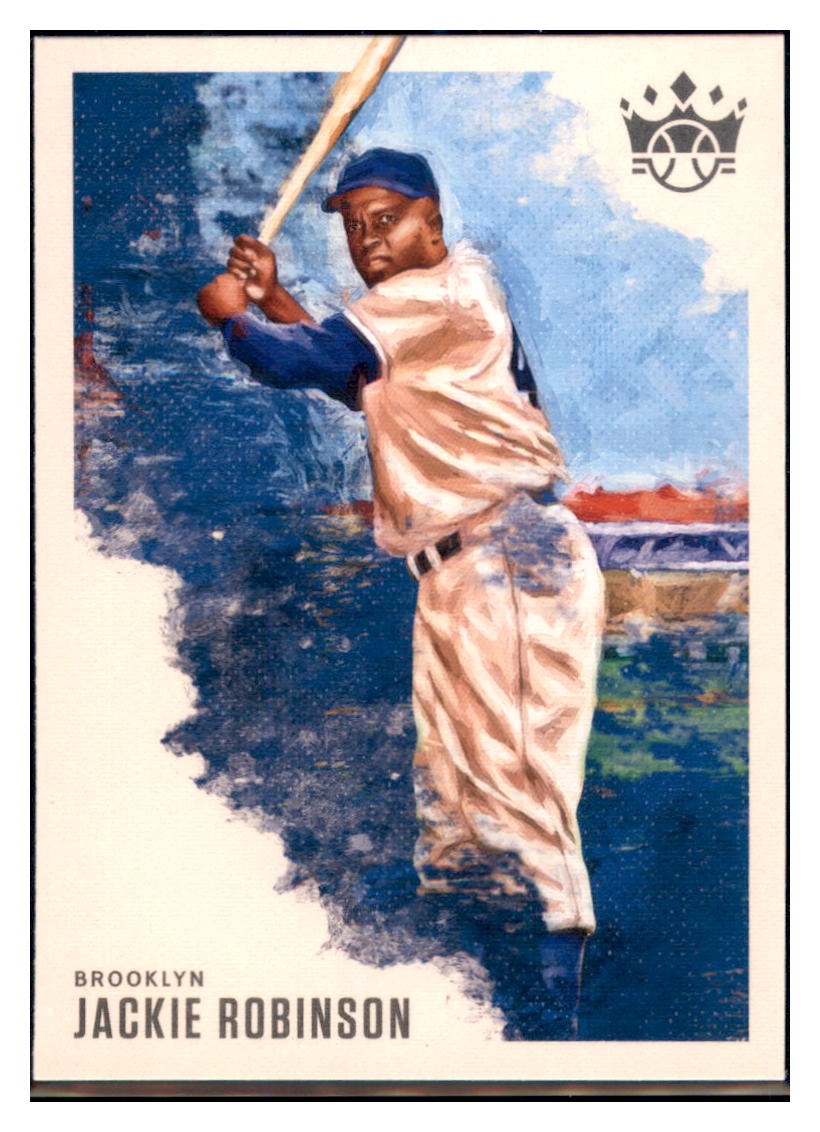 2020 Panini Diamond Kings Jackie
Robinson Brooklyn Dodgers #27
Baseball card VSMP1IMB simple Xclusive Collectibles