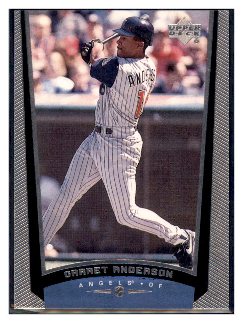 1999 Upper Deck Garret Anderson Anaheim Angels #296 Baseball card VSMP1IMB simple Xclusive Collectibles