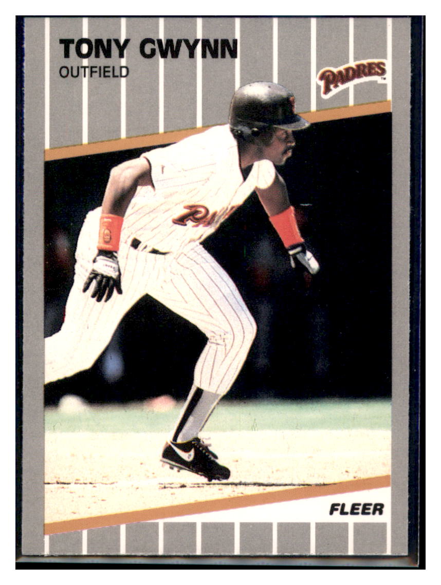 1989 Fleer Tony Gwynn San Diego Padres #305 Baseball card VSMP1IMB