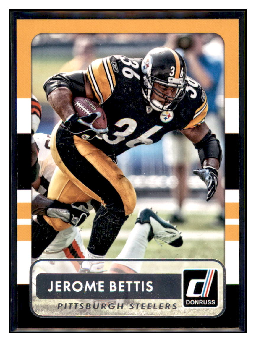 2015 Donruss Jerome Bettis    Pittsburgh Steelers #181 Football
  card   VSMP1IMB simple Xclusive Collectibles