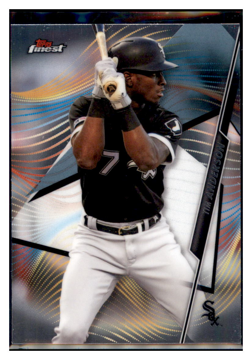 2020 Finest Tim Anderson Chicago White Sox #18 Baseball card VSMP1IMB simple Xclusive Collectibles