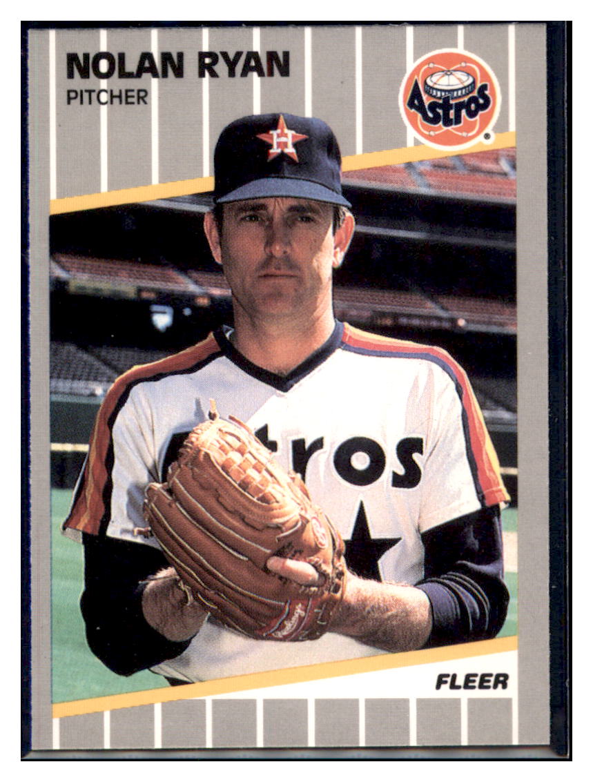 1989 Fleer Nolan Ryan    Houston Astros #368 Baseball card   VSMP1IMB simple Xclusive Collectibles