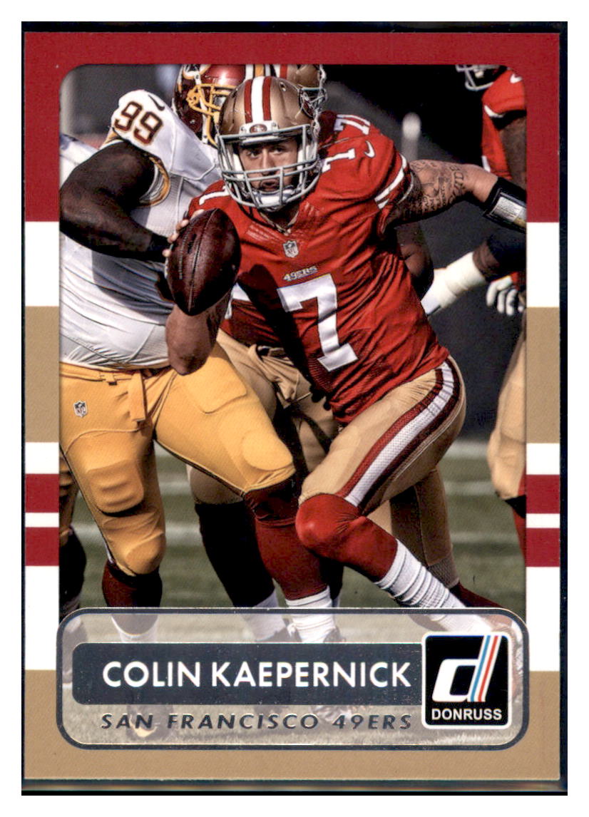 2015 Donruss Colin Kaepernick San Francisco 49ers #1 Football card VSMP1IMB simple Xclusive Collectibles