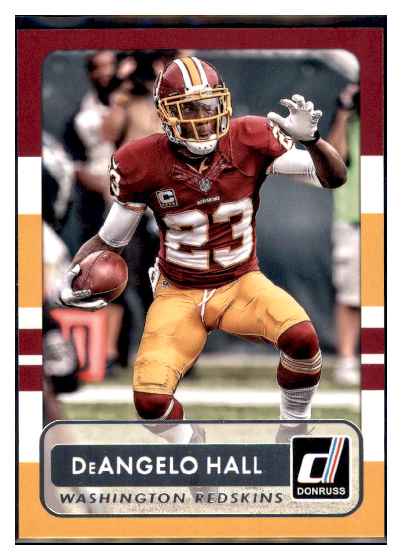 2015 Donruss DeAngelo Hall Washington Commanders #154 Football  card   VSMP1IMB simple Xclusive Collectibles