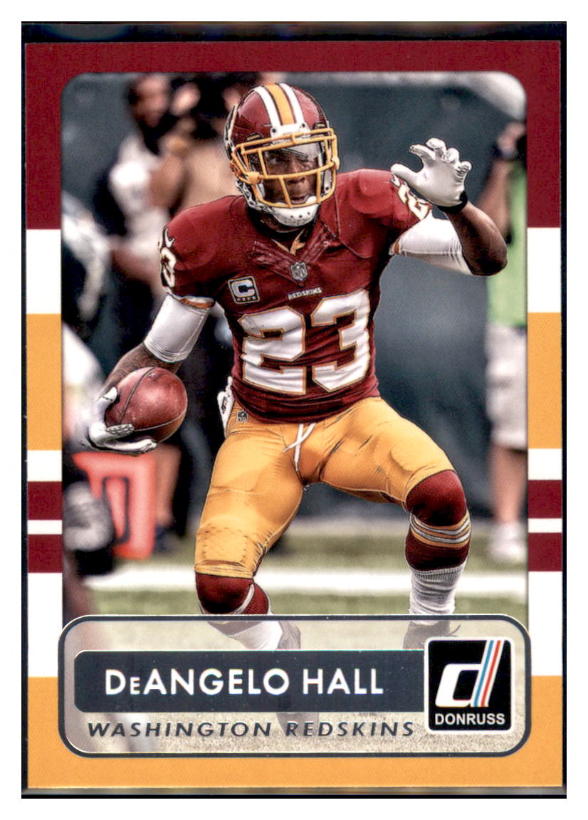 2015 Donruss DeAngelo Hall Washington Commanders #154 Football  card   VSMP1IMB simple Xclusive Collectibles   