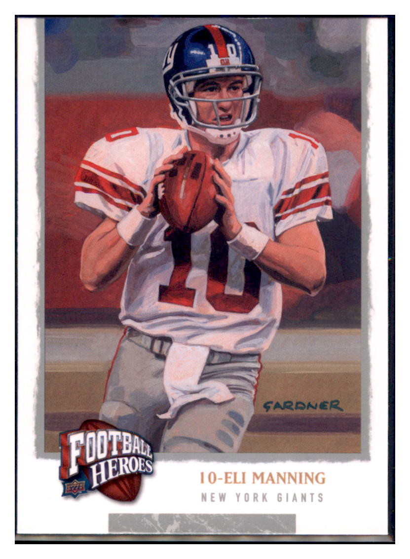 2008 Upper Deck Heroes Eli Manning New York Giants #41 Football card  VSMP1IMB