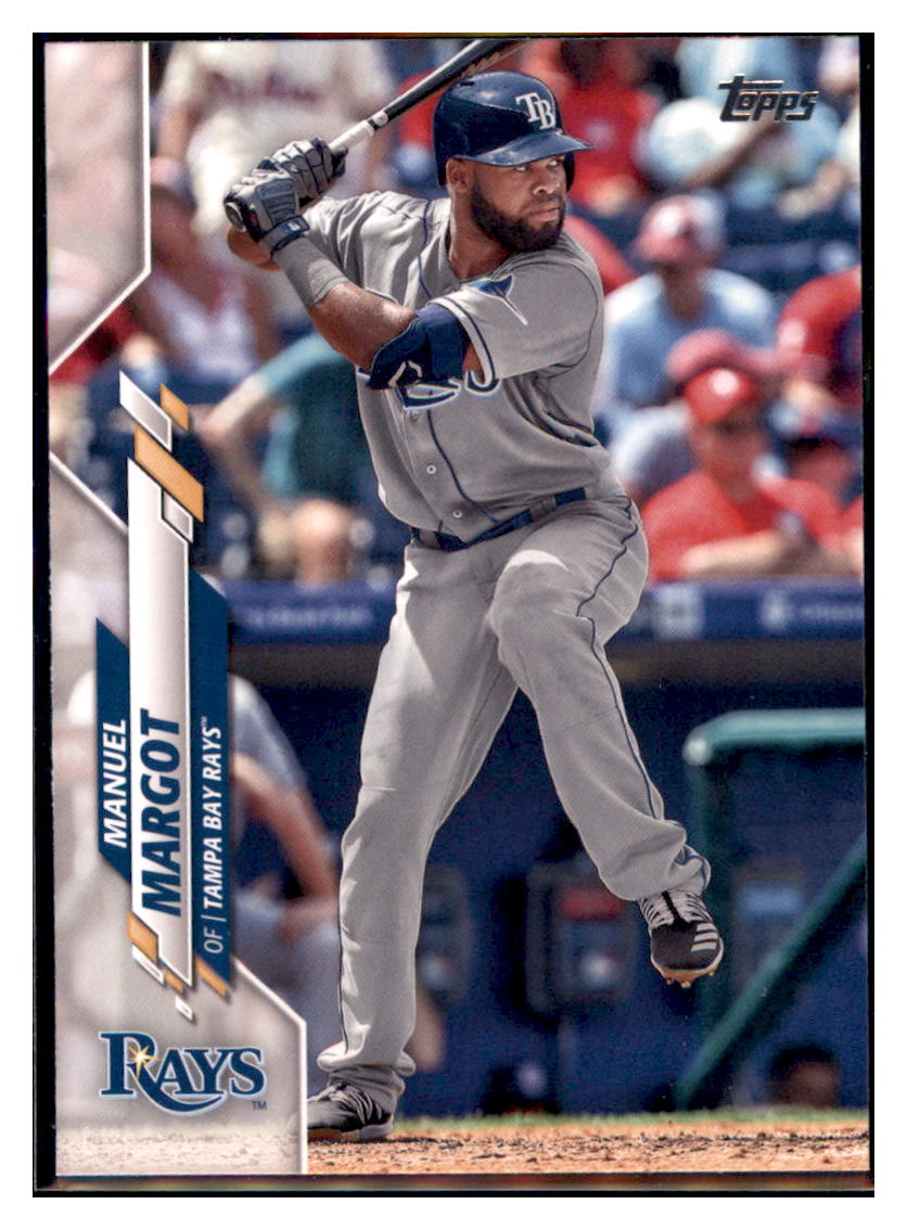 2020 Topps Manuel Margot Tampa Bay Rays #572 Baseball card VSMP1IMB simple Xclusive Collectibles