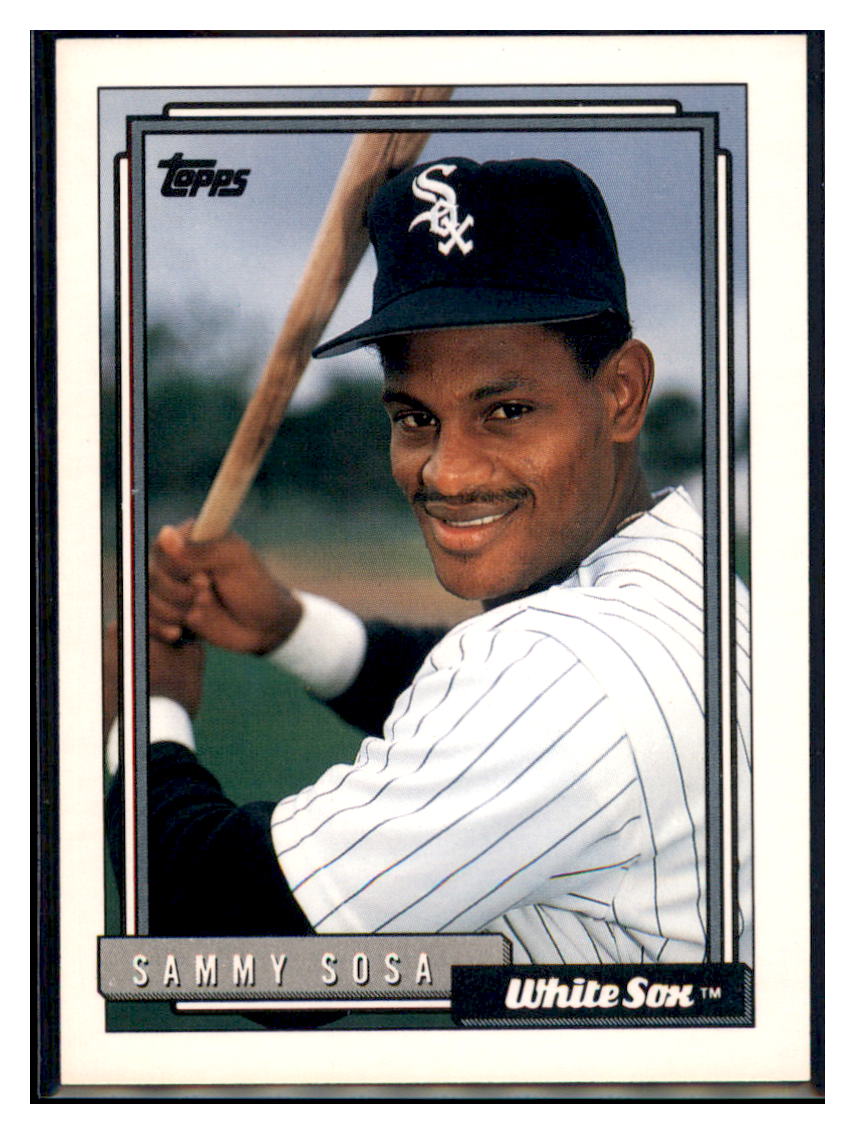 1992 Topps Sammy Sosa Chicago White Sox #94 Baseball card   VSMP1IMB simple Xclusive Collectibles