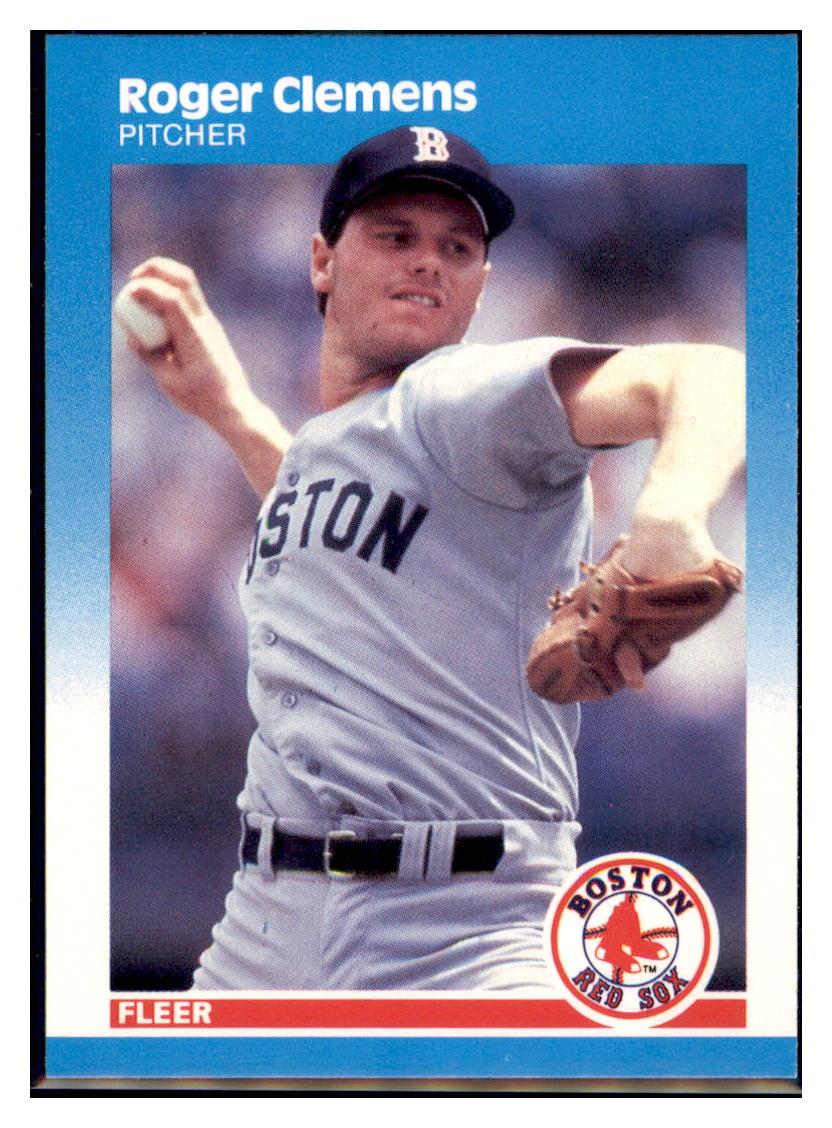 1987 Fleer Roger Clemens Boston Red Sox #32 Baseball card   VSMP1IMB simple Xclusive Collectibles