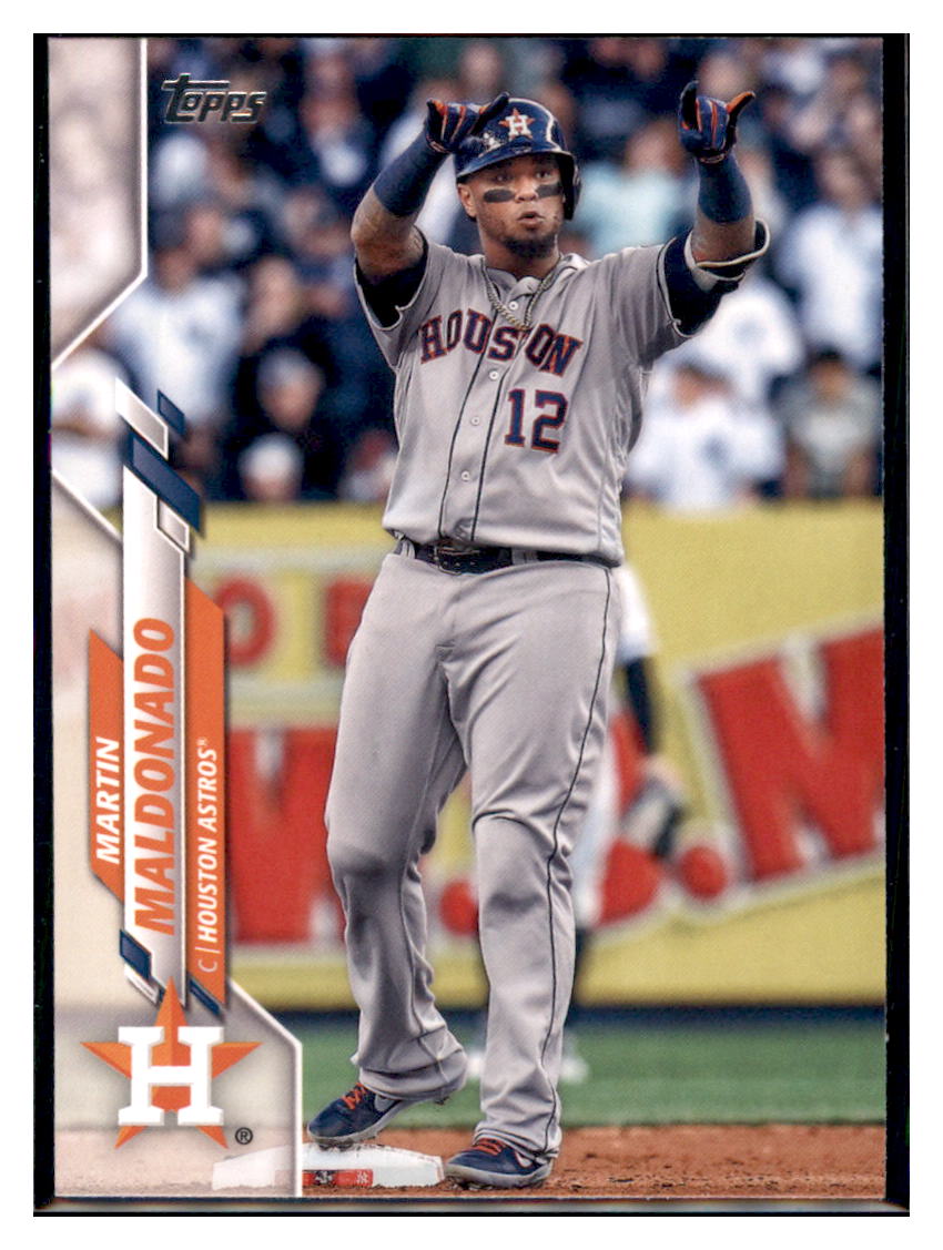 2020 Topps Martin Maldonado Houston Astros #606 Baseball card VSMP1IMB simple Xclusive Collectibles