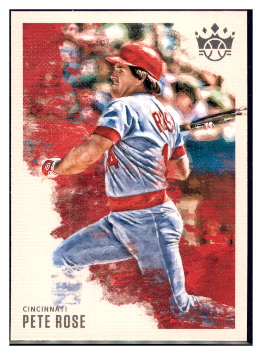 2020 Panini Diamond Kings Pete Rose Cincinnati Reds #82 Baseball card VSMP1IMB simple Xclusive Collectibles