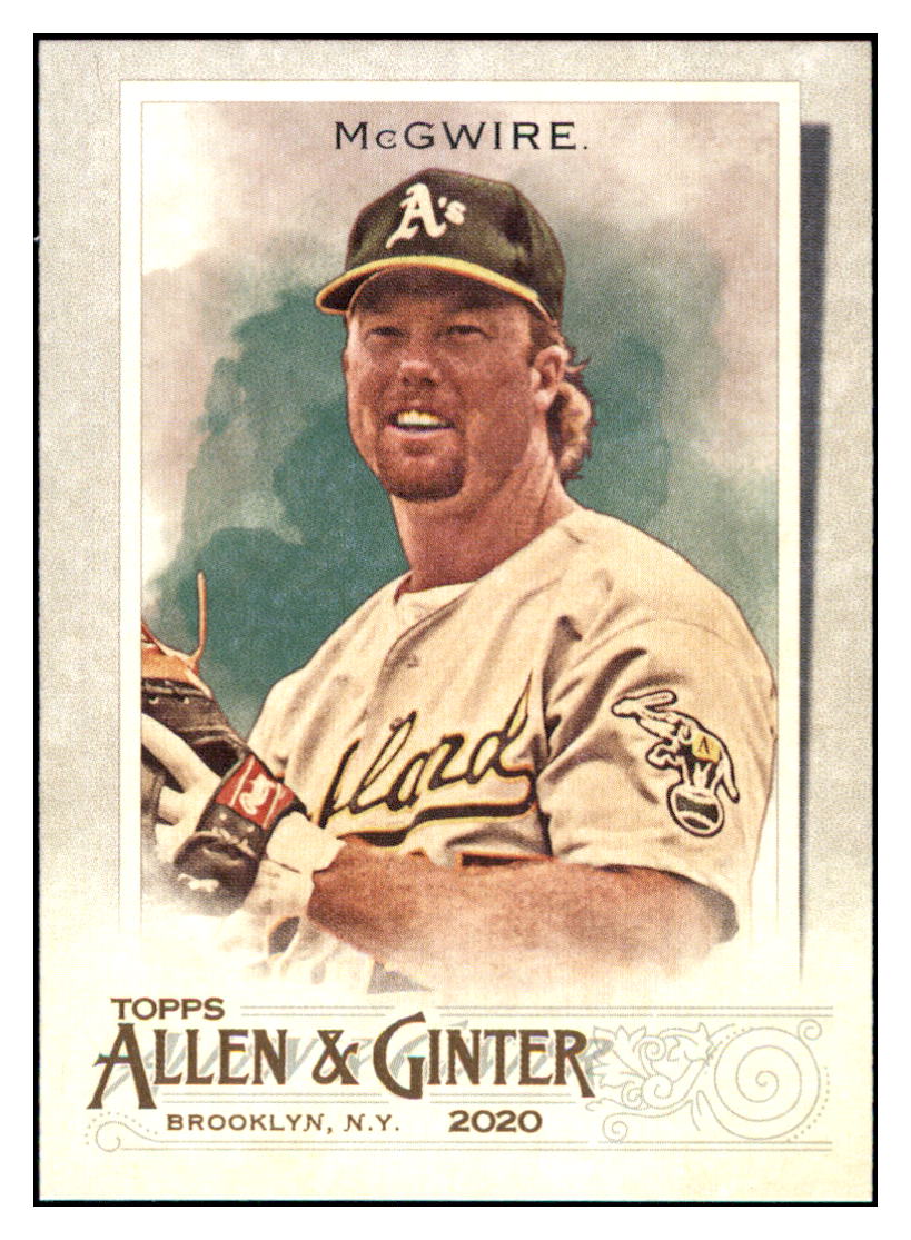 2020 Topps Allen & Ginter Mark
  McGwire    Oakland Athletics #73
  Baseball card   VSMP1IMB simple Xclusive Collectibles