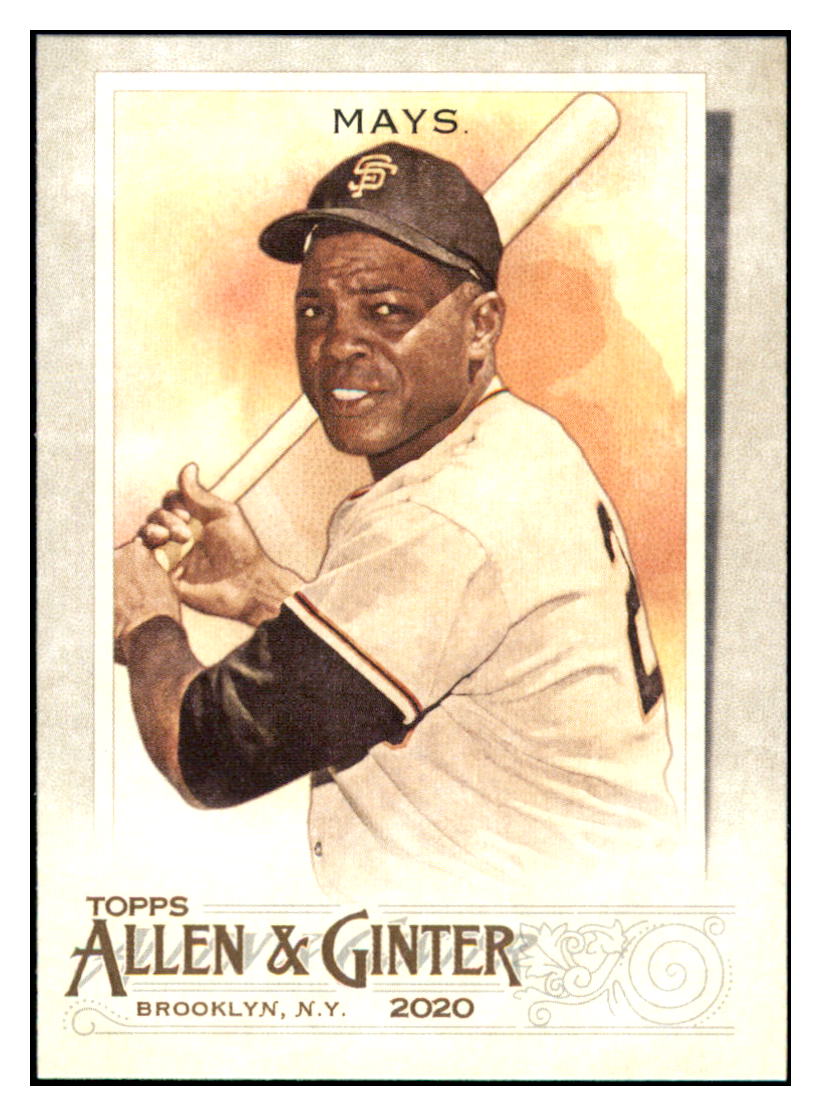2020 Topps Allen & Ginter Chrome
  Willie Mays    San Francisco Giants #29
  Baseball card   VSMP1IMB simple Xclusive Collectibles