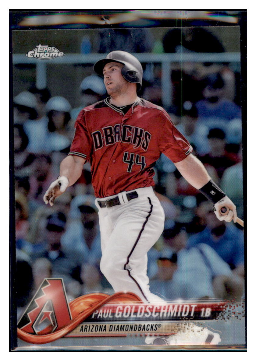 2018 Topps Chrome Paul Goldschmidt Arizona Diamondbacks #37 Baseball
card VSMP1IMB simple Xclusive Collectibles