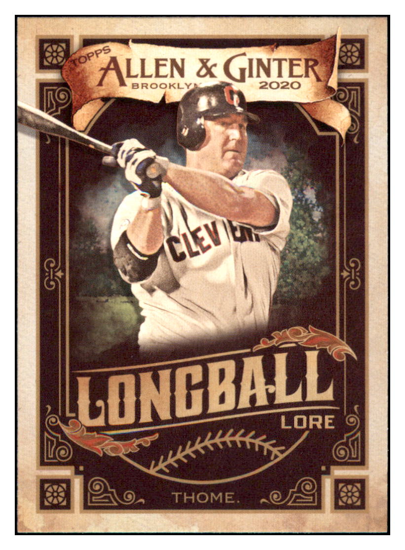 2020 Topps Allen & Ginter Jim
  Thome    Cleveland Indians #LL-43
  Baseball card   VSMP1IMB simple Xclusive Collectibles