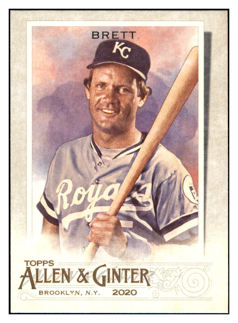 2020 Topps Allen & Ginter George
  Brett    Kansas City Royals #18
  Baseball card   VSMP1IMB simple Xclusive Collectibles   