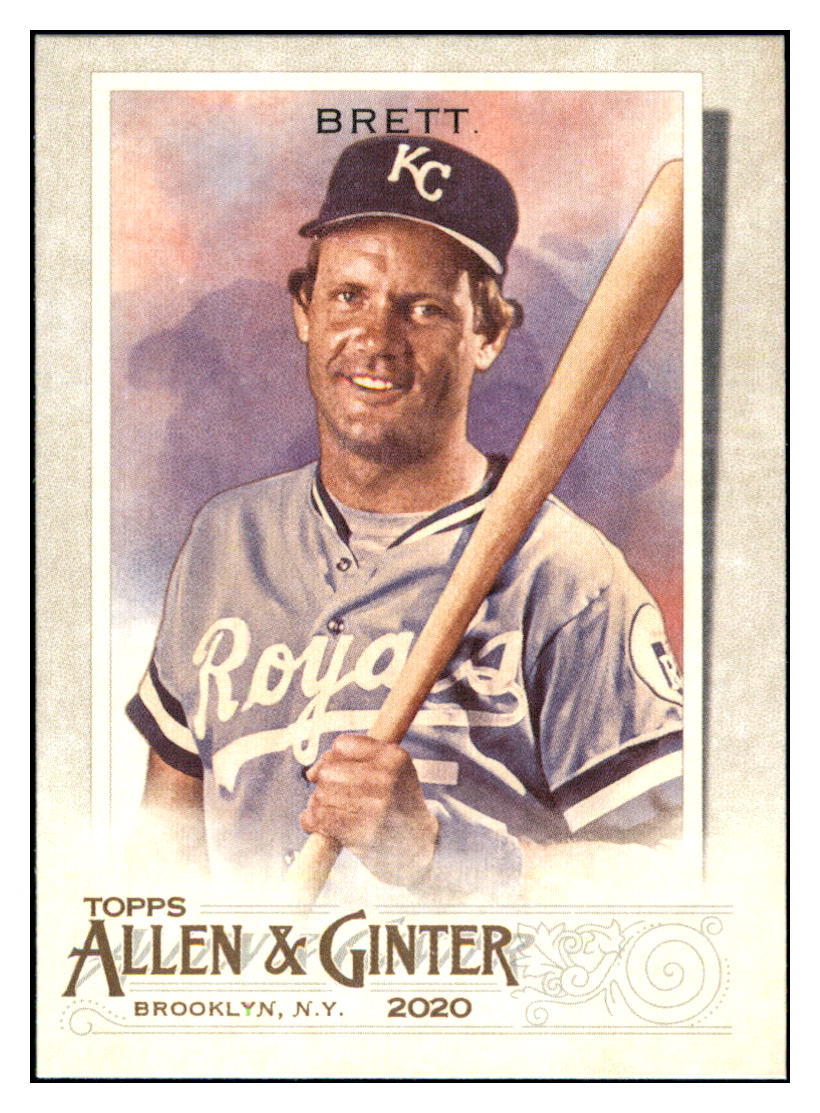 2020 Topps Allen & Ginter George
  Brett    Kansas City Royals #18
  Baseball card   VSMP1IMB simple Xclusive Collectibles
