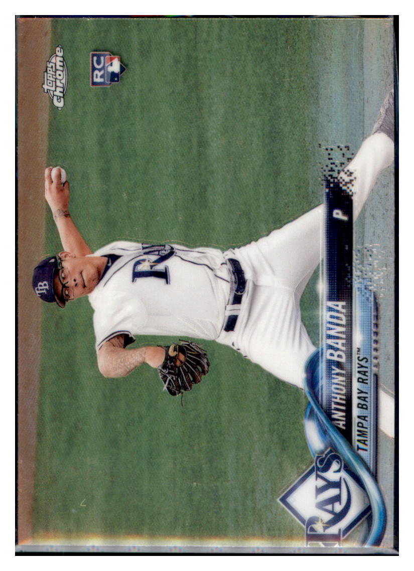 2018 Topps Chrome Anthony Banda Tampa Bay Rays #54 Baseball card VSMP1IMB simple Xclusive Collectibles
