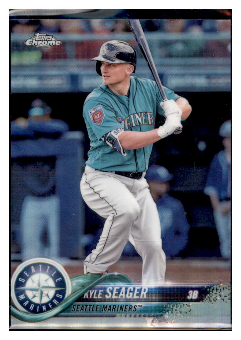 2018 Topps Chrome Kyle Seager Seattle Mariners #159 Baseball card VSMP1IMB simple Xclusive Collectibles