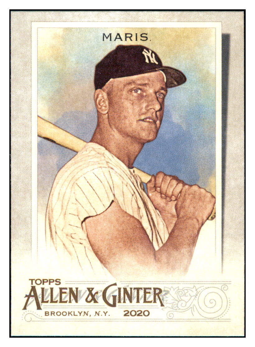 2020 Topps Allen & Ginter Roger
  Maris    New York Yankees #107 Baseball
  card   VSMP1IMB simple Xclusive Collectibles