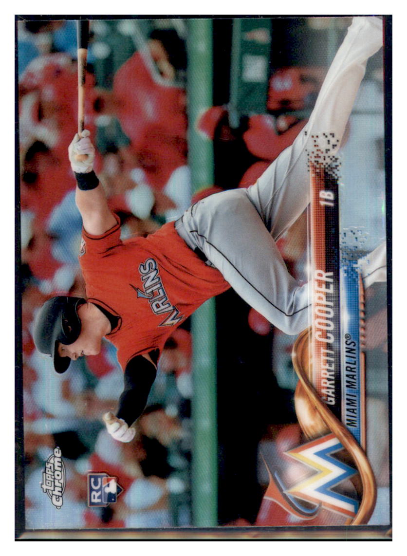 2018 Topps Chrome Garrett Cooper    Miami Marlins #188 Baseball card   VSMP1IMB simple Xclusive Collectibles