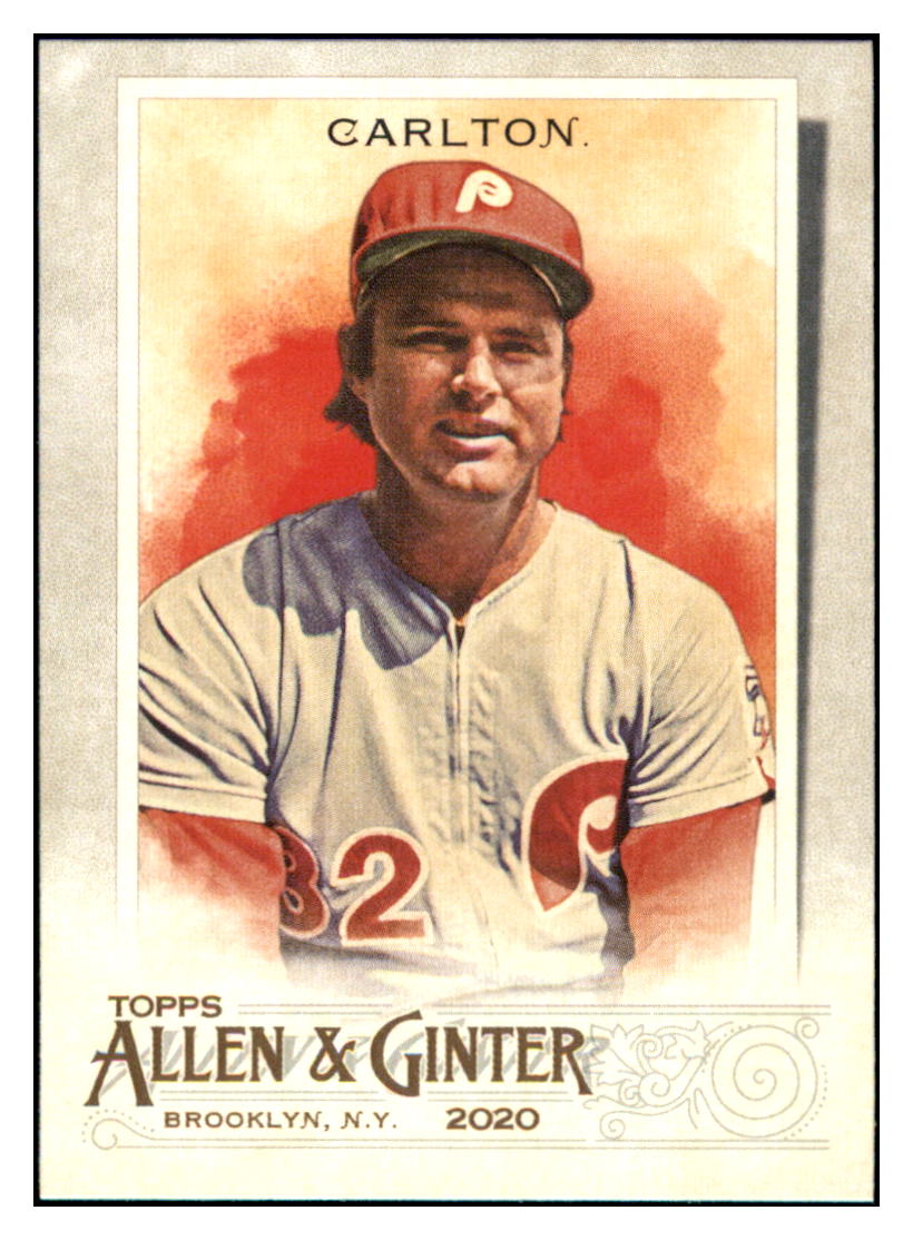 2020 Topps Allen & Ginter Steve Carlton Philadelphia Phillies #60 Baseball  card VSMP1IMB
