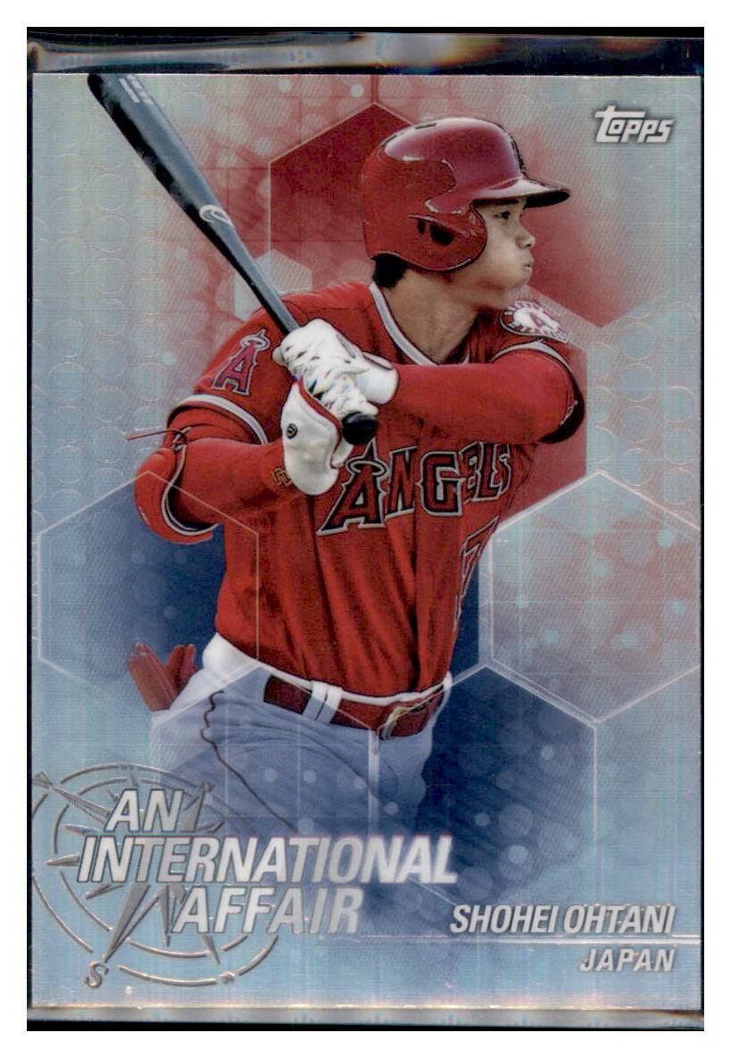2018 Topps Chrome Update Edition Shohei Ohtani Los Angeles Angels #IA-SO An International Affair Rookie Refractor Baseball card VSMP1IMB simple Xclusive Collectibles