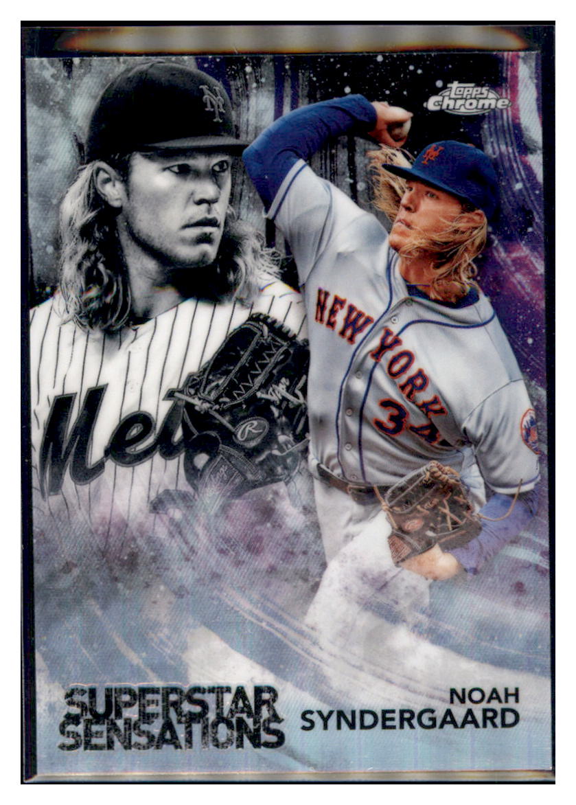2018 Topps Chrome Noah Syndergaard Superstar Sensations  New York Mets #SS-14 Baseball card   VSMP1IMB simple Xclusive Collectibles