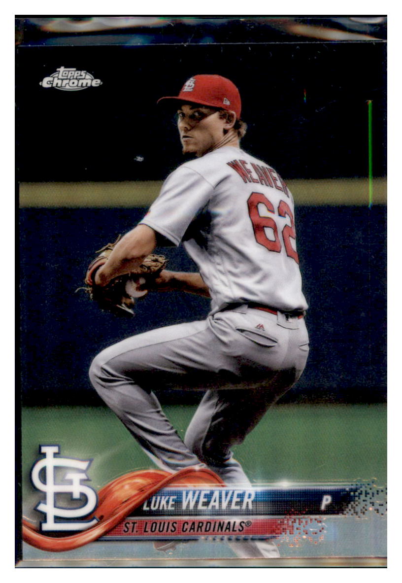 2018 Topps Chrome Luke Weaver St. Louis Cardinals #88 Baseball
card VSMP1IMB simple Xclusive Collectibles