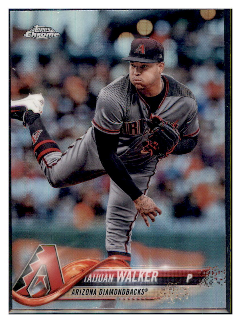 2018 Topps Chrome Taijuan Walker Arizona Diamondbacks #19 Baseball
card VSMP1IMB simple Xclusive Collectibles