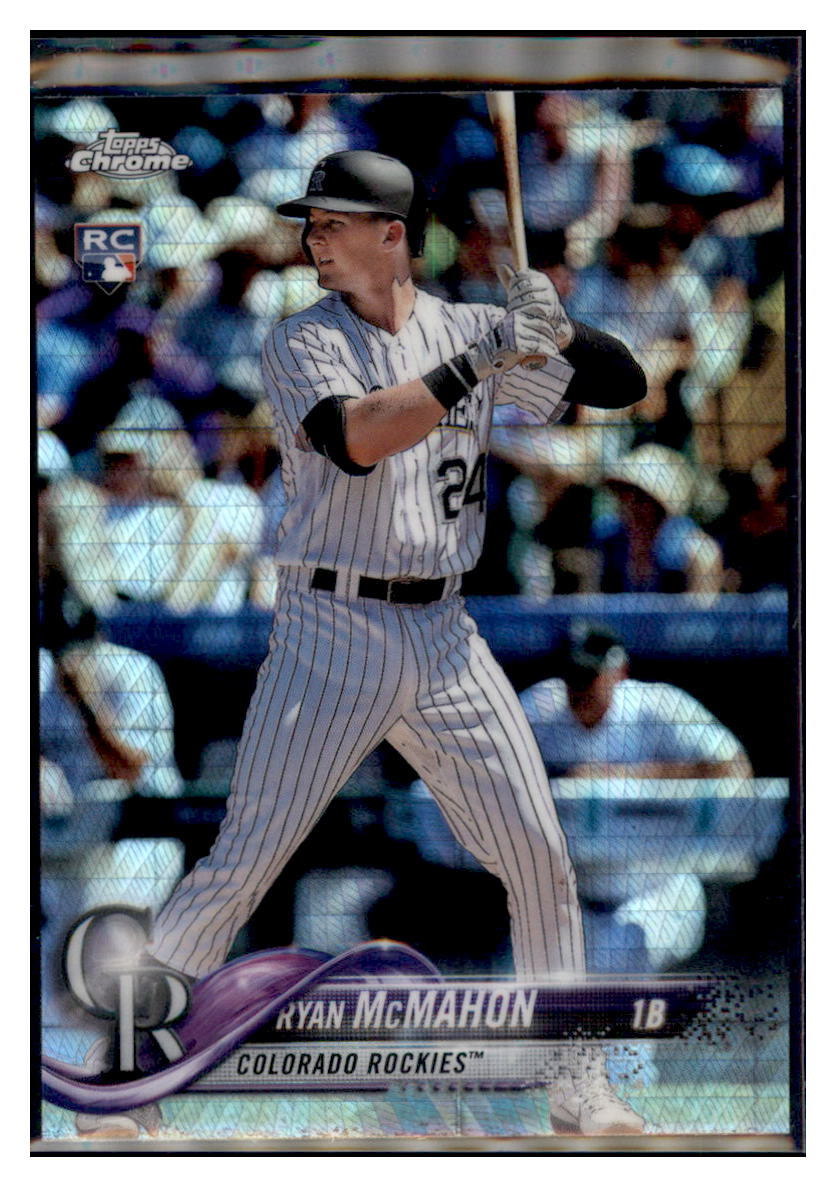 2018 Topps Chrome Ryan McMahon    Colorado Rockies #21 Baseball card   VSMP1IMB simple Xclusive Collectibles   