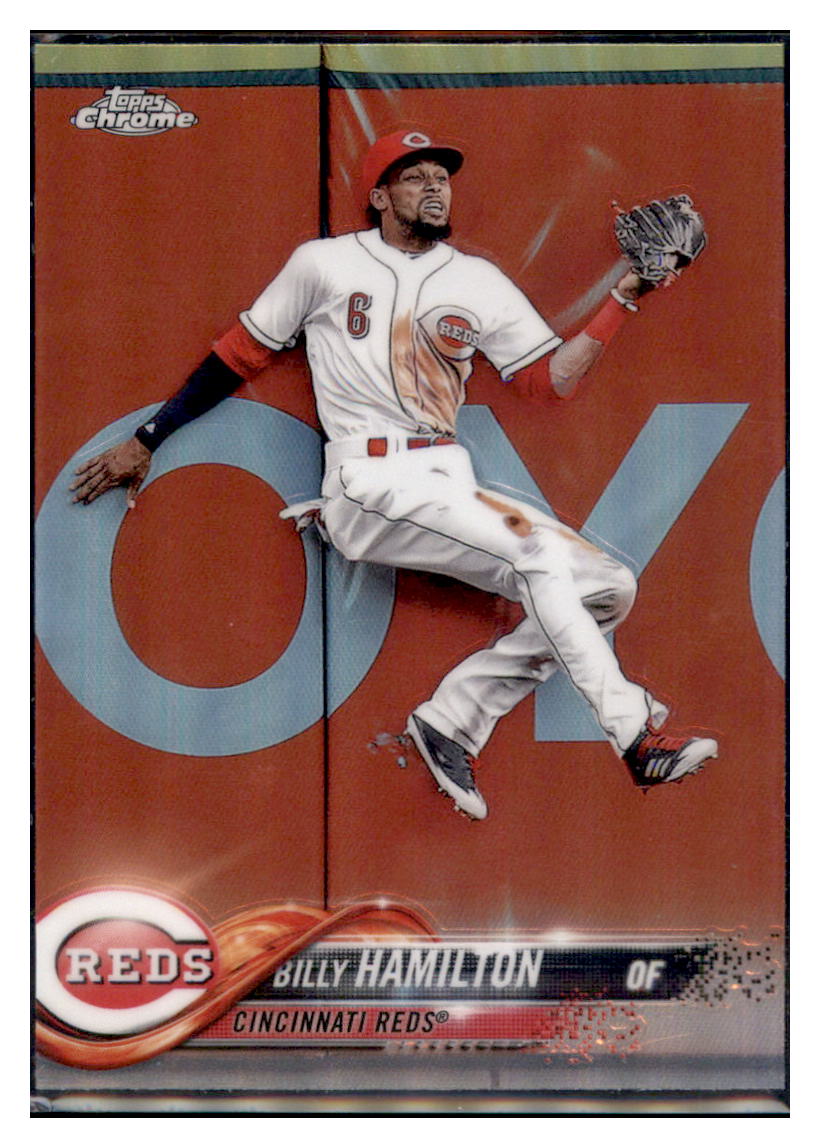 2018 Topps Chrome Billy Hamilton Cincinnati Reds #15 Baseball card VSMP1IMB simple Xclusive Collectibles