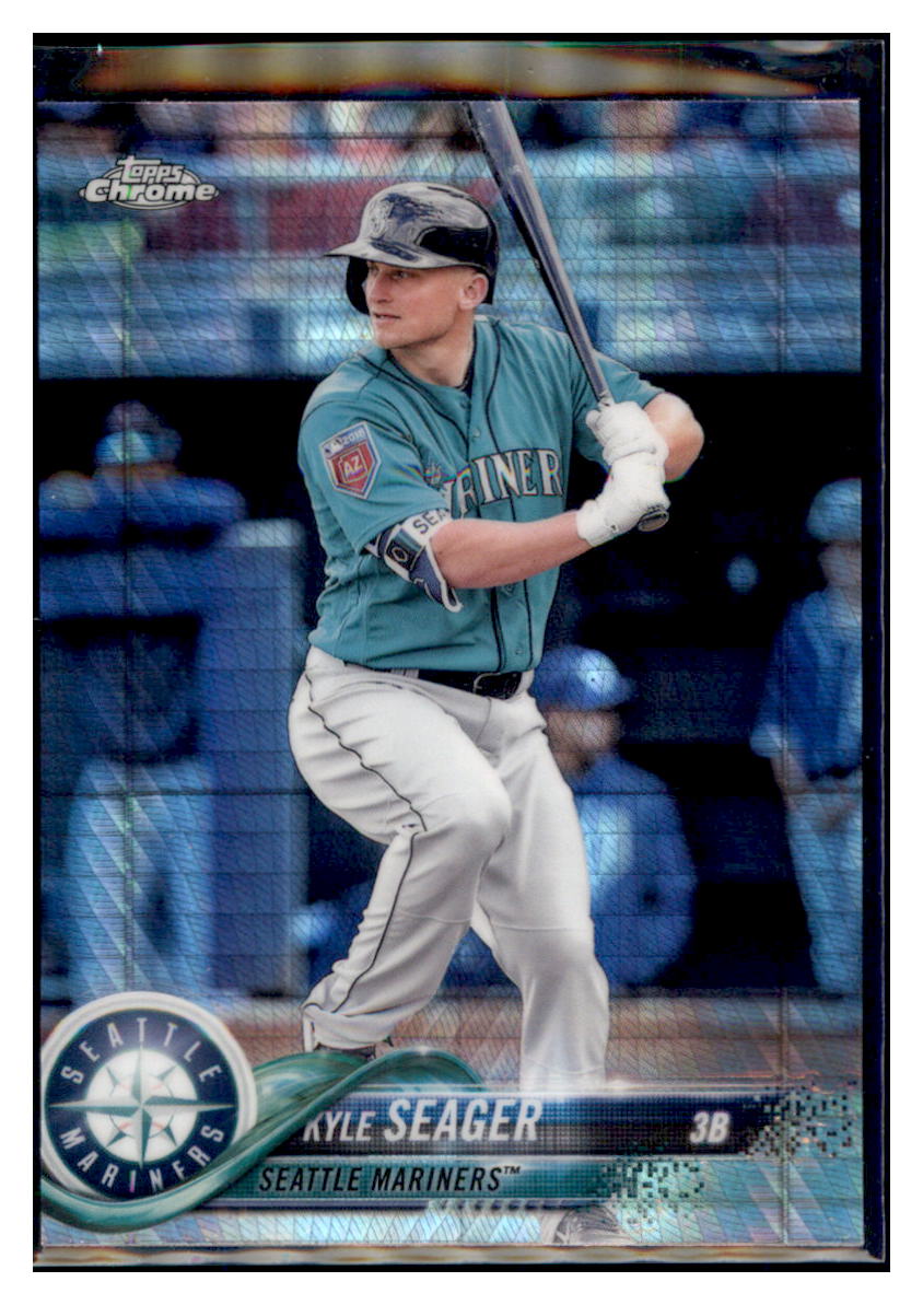 2018 Topps Chrome Kyle Seager Prism Refractor  Seattle Mariners #159 Baseball card   VSMP1IMB simple Xclusive Collectibles