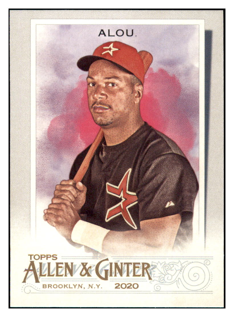 2020 Topps Allen & Ginter Moises Alou Houston Astros #306 Baseball