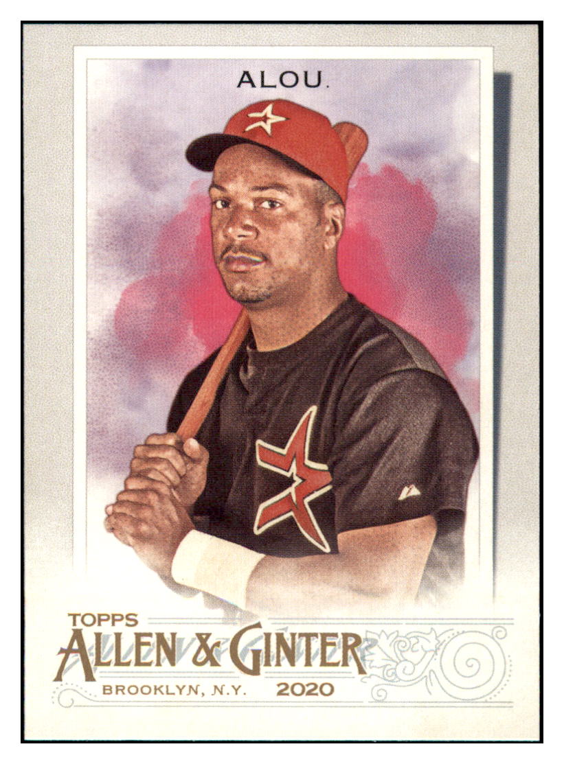 2020 Topps Allen & Ginter Moises
Alou Houston Astros #306 Baseball
card VSMP1IMB simple Xclusive Collectibles