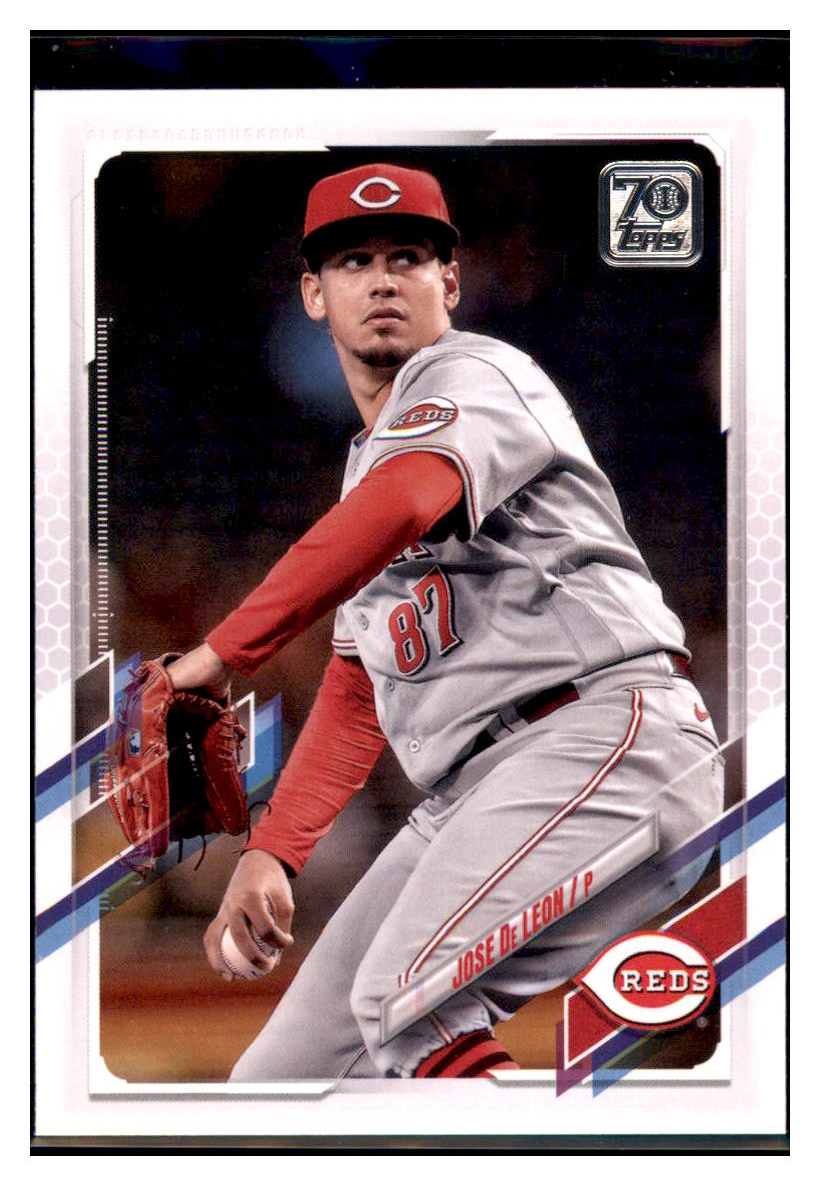 2021 Topps Update Jose De Leon Cincinnati Reds #US213 Baseball card BMB1A simple Xclusive Collectibles