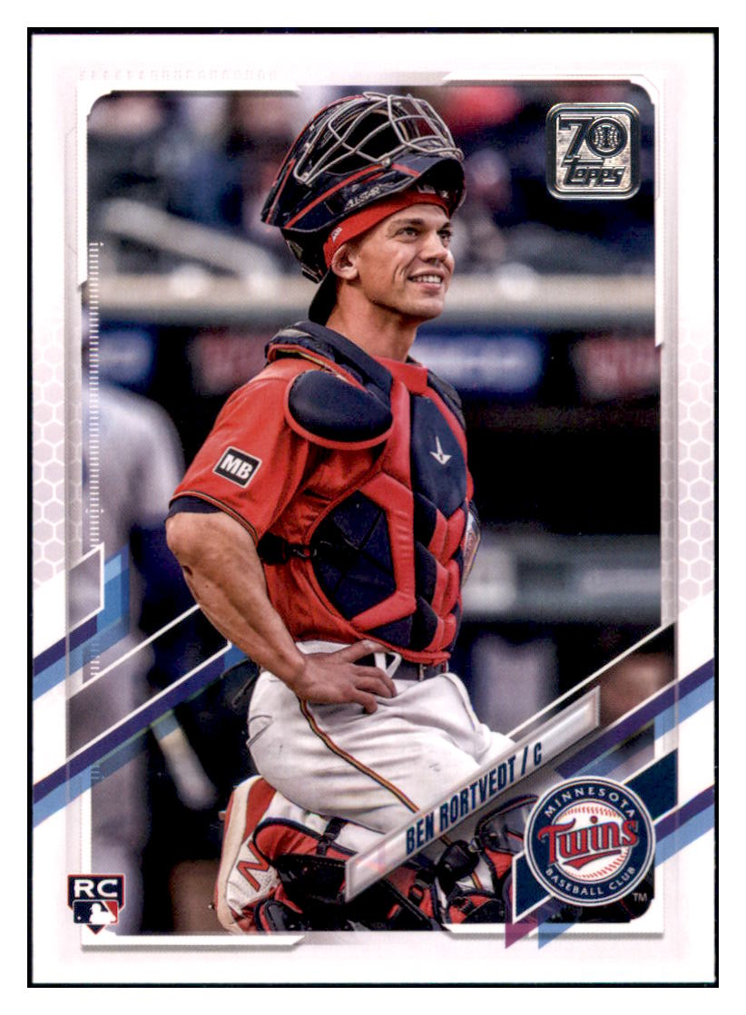2021 Topps Update Ben Rortvedt    Minnesota Twins #US180 Baseball card   BMB1A simple Xclusive Collectibles