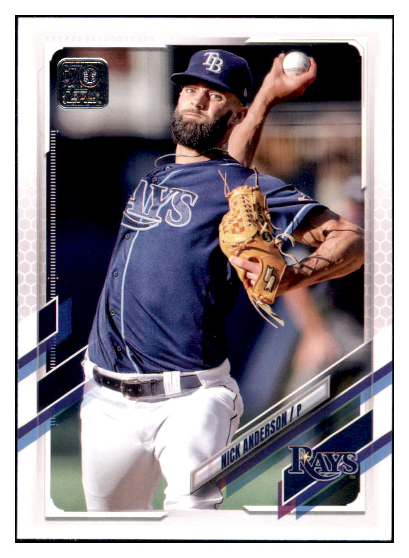 2021 Topps Update Nick Anderson    Tampa Bay Rays #US233 Baseball card   BMB1A simple Xclusive Collectibles
