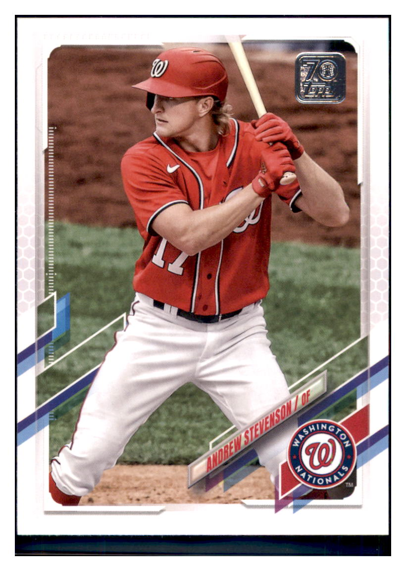 2021 Topps Update Andrew Stevenson Washington Nationals #US177 Baseball
card BMB1A simple Xclusive Collectibles