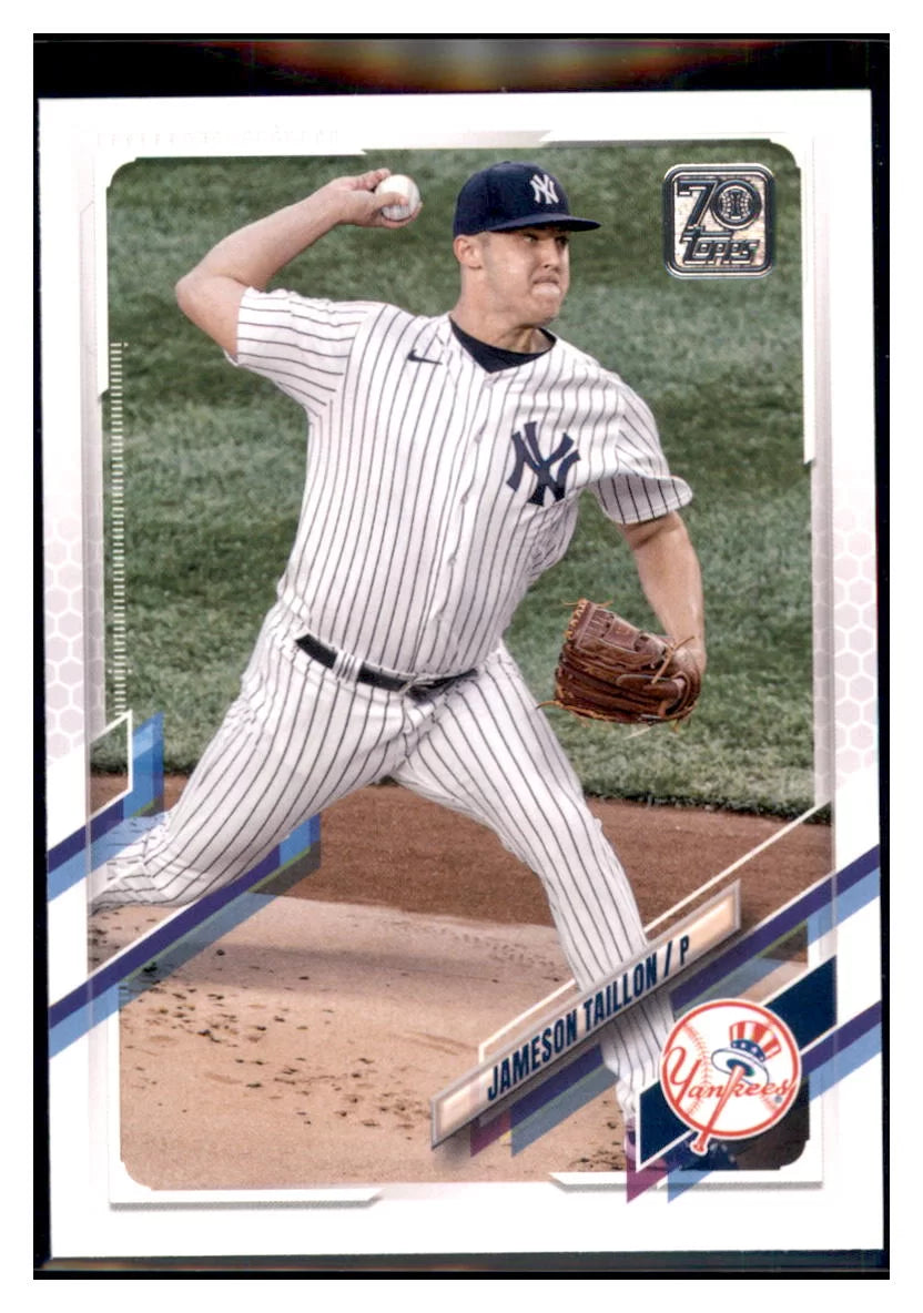 2021 Topps Update Jameson Taillon    New York Yankees #US132 Baseball
  card   BMB1A simple Xclusive Collectibles
