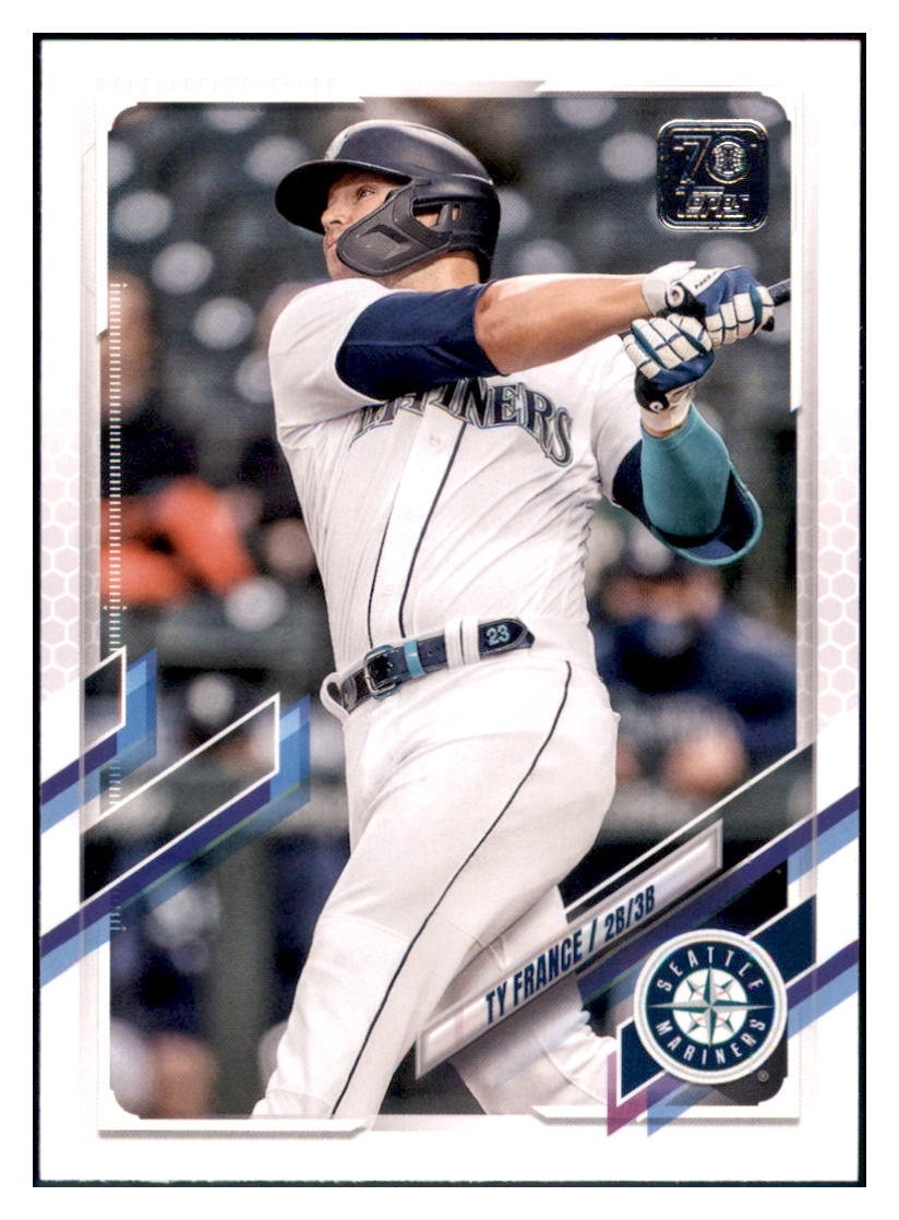 2021 Topps Update Ty France    Seattle Mariners #US5 Baseball card   BMB1A simple Xclusive Collectibles