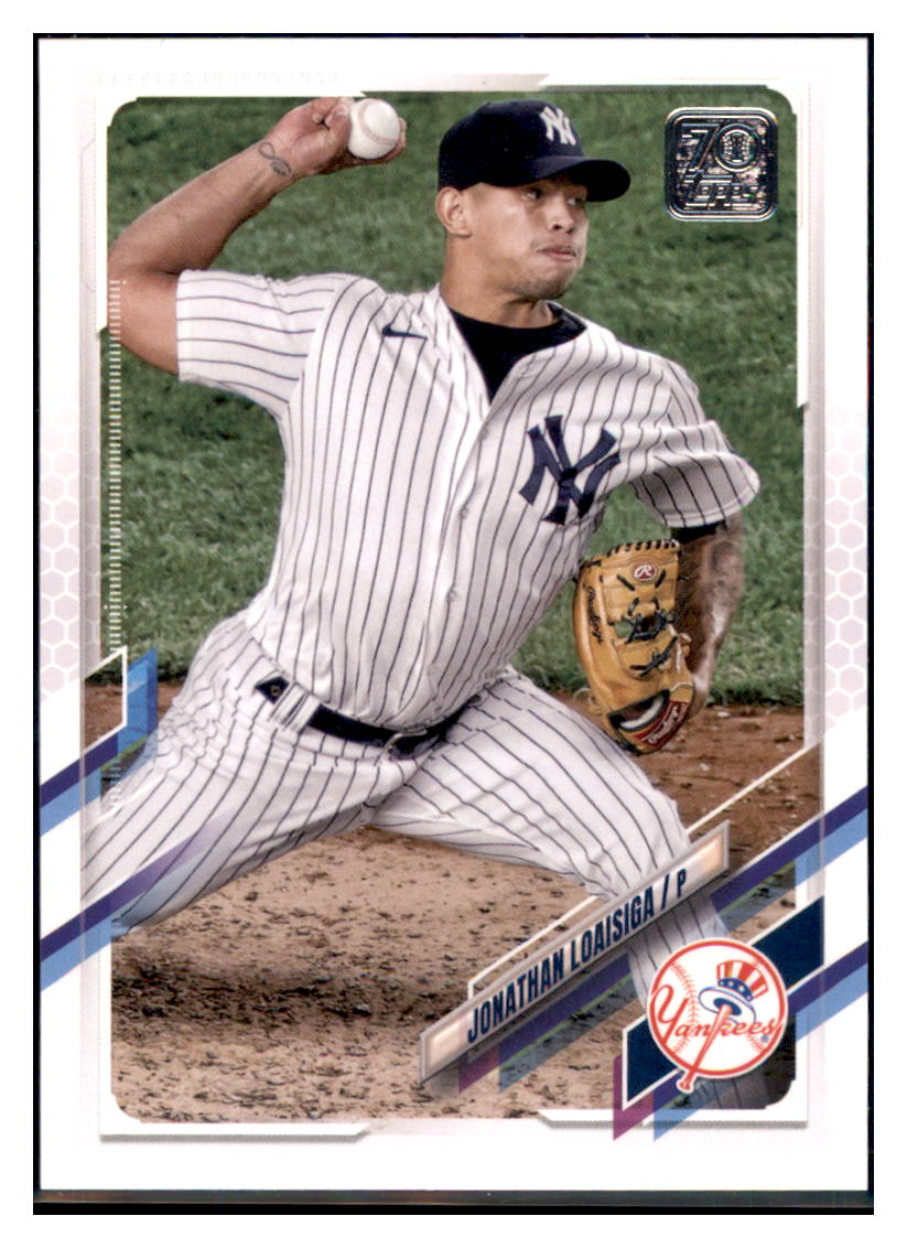 2021 Topps Update Jonathan Loaisiga New York Yankees Baseball Card