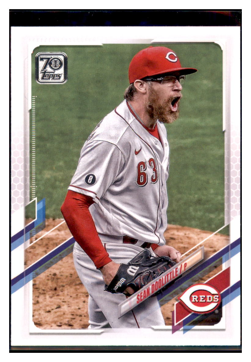 2021 Topps Update Sean Doolittle Cincinnati Reds #US129 Baseball card BMB1A simple Xclusive Collectibles