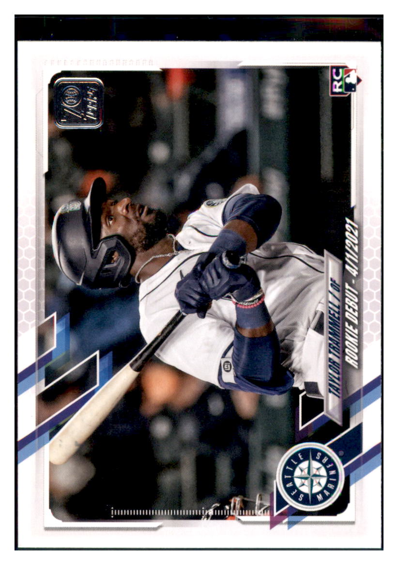 2021 Topps Update Taylor Trammell    Seattle Mariners #US277 Baseball
  card   BMB1A simple Xclusive Collectibles
