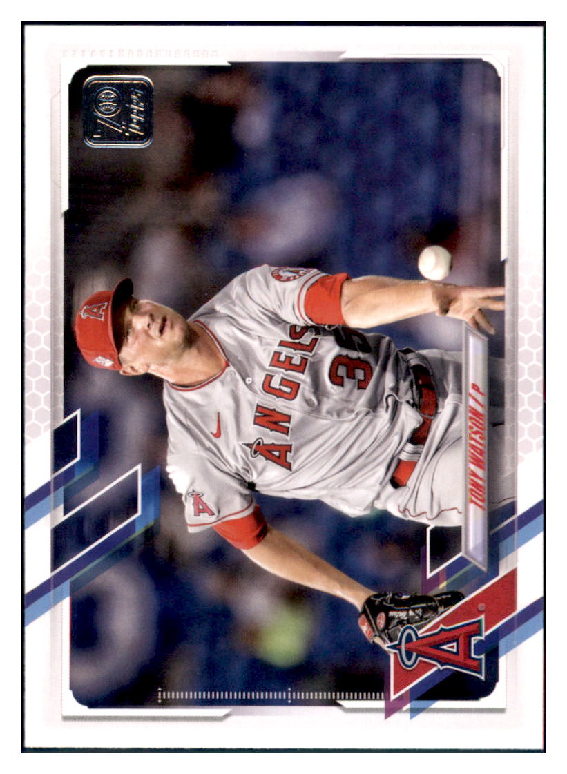 2021 Topps Update Tony Watson    Los Angeles Angels #US327 Baseball
  card   BMB1A simple Xclusive Collectibles   